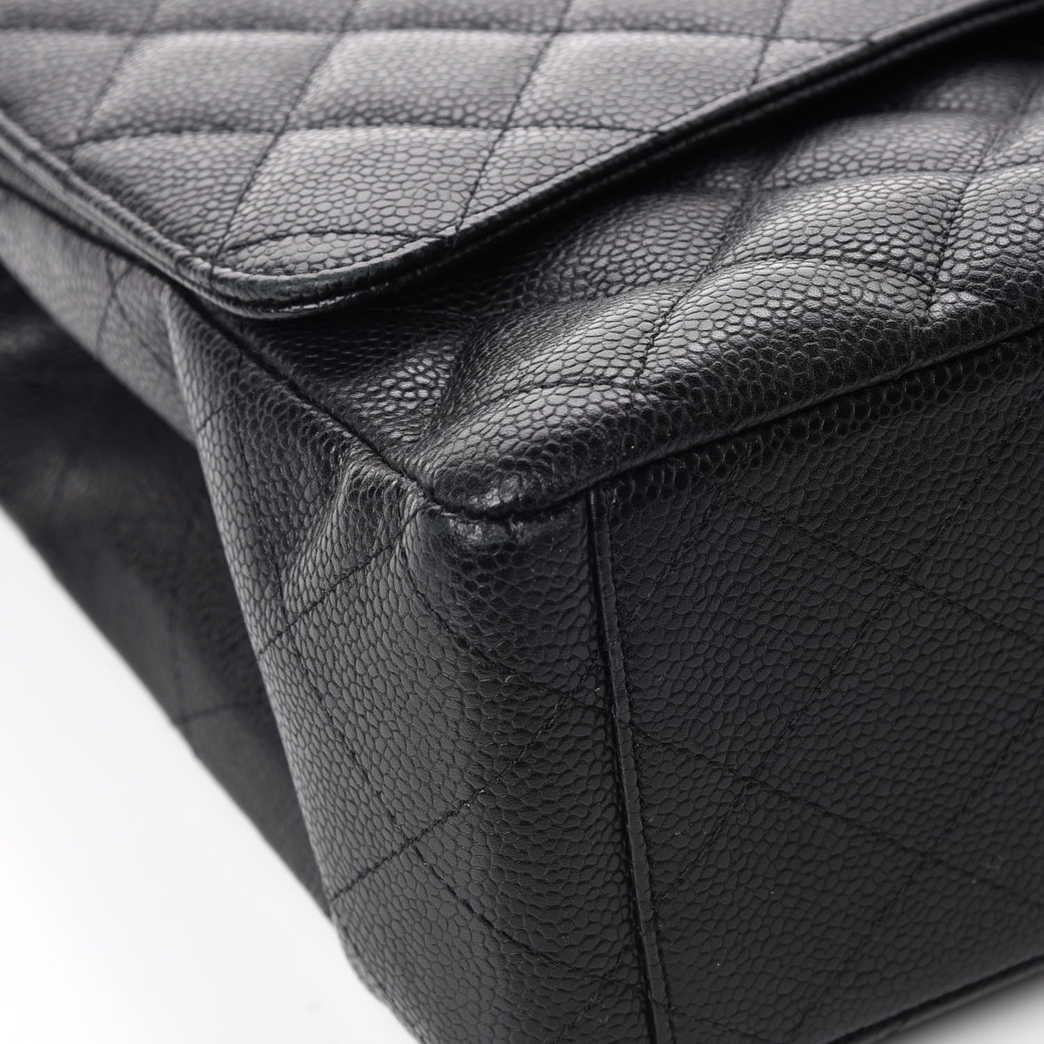 Chanel Caviar Quilted Maxi Single Flap Black 11 of 13