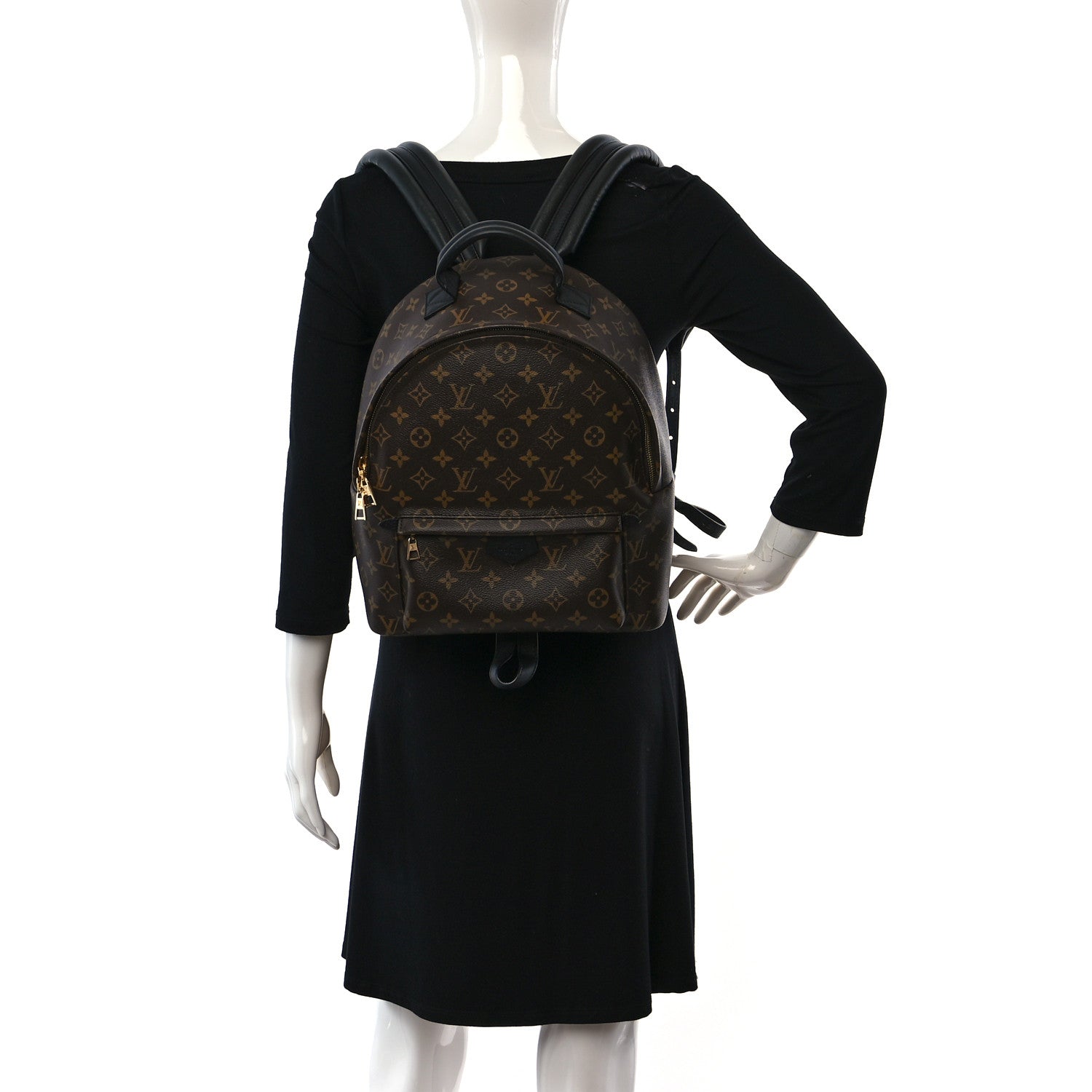 Louis Vuitton Monogram Palm Springs Backpack MM 2 of 9
