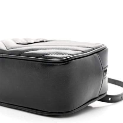 Saint Laurent Calfskin Matelasse Monogram Lou Belt Bag Black 10 of 10