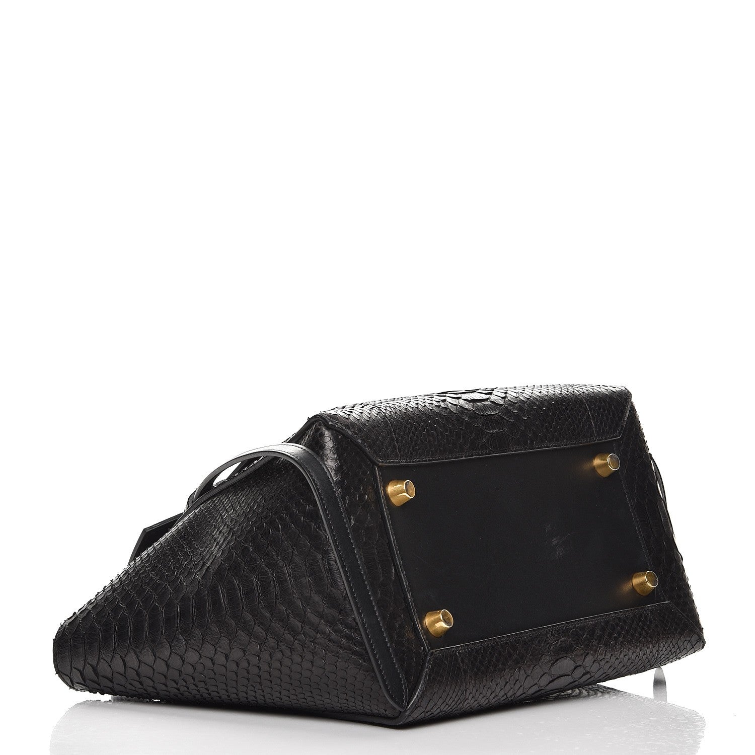 Celine Python Calfskin Mini Belt Bag Black 5 of 14