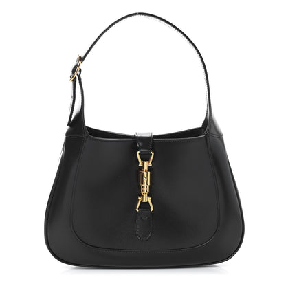 Gucci Boarded Dyana Lux Calfskin Small Jackie 1961 Hobo Black 1 of 4
