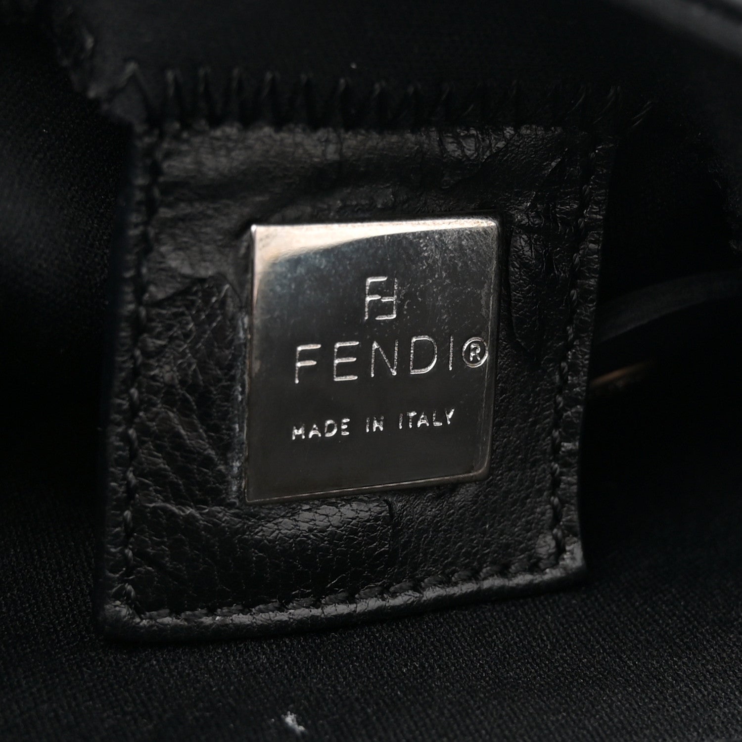 Fendi Neoprene Baguette Black 6 of 9