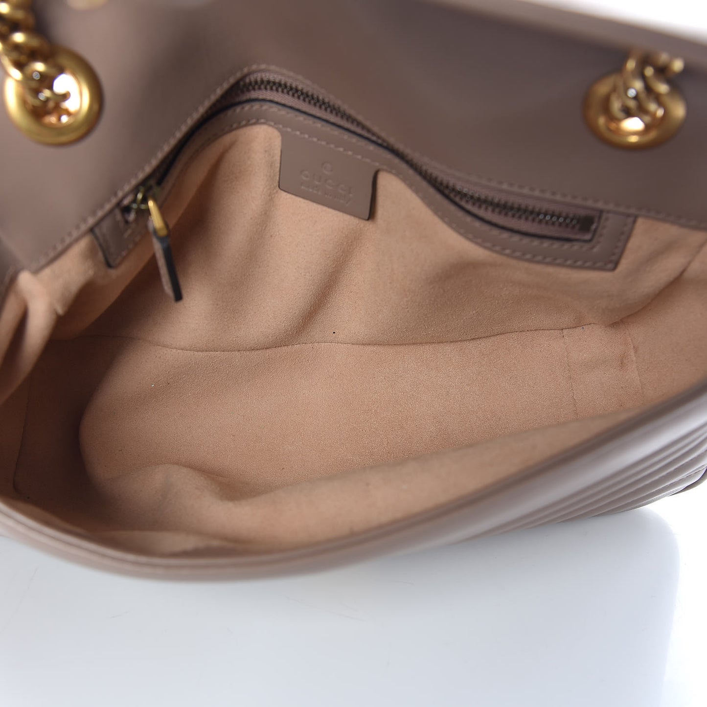 Calfskin Matelasse Small GG Marmont Shoulder Bag Porcelain Rose