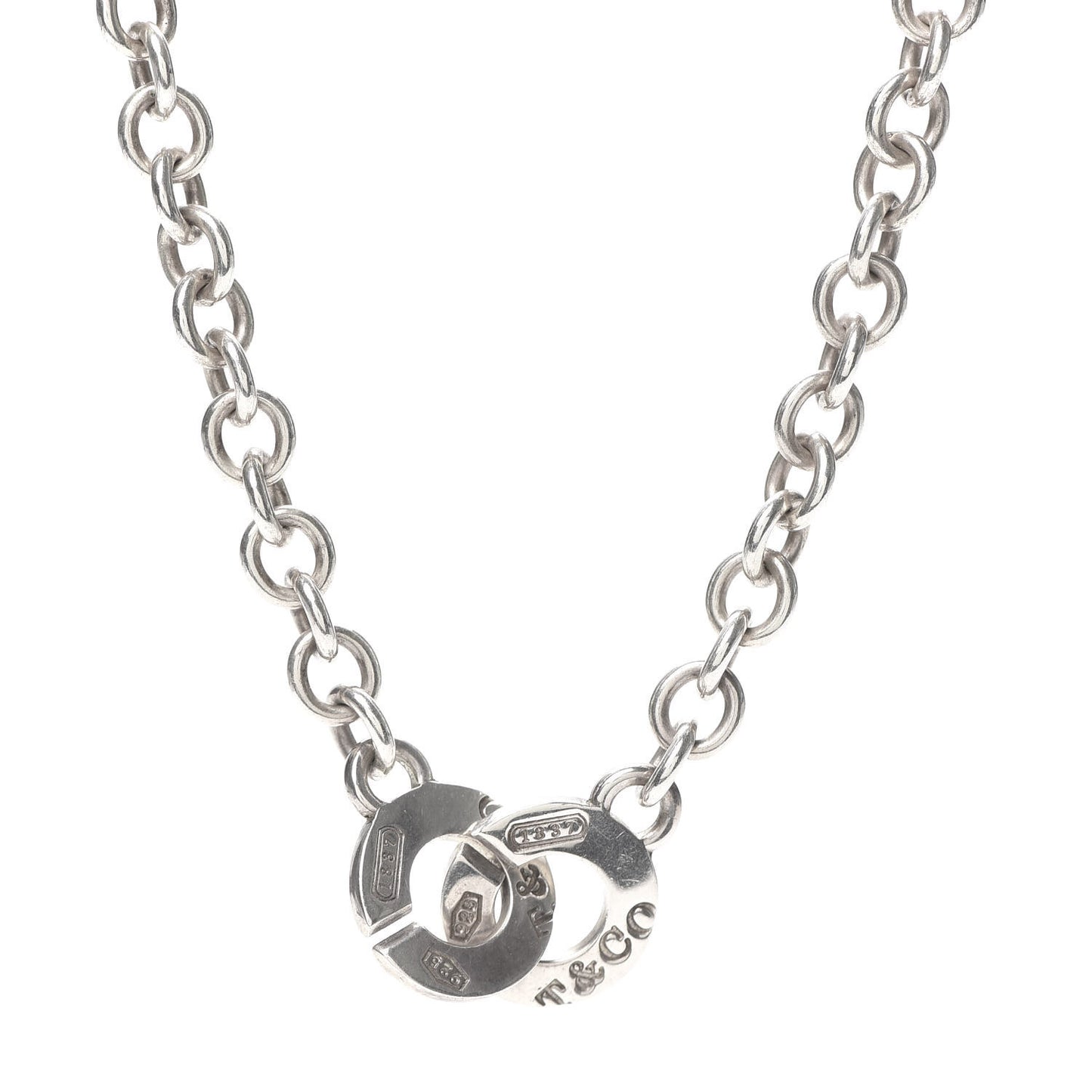 Sterling Silver 1837 Circle Clasp Necklace