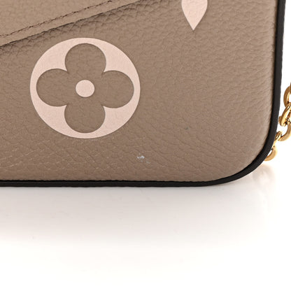 Louis Vuitton Empreinte Monogram Giant Felicie Pochette Tourterelle Creme 12 of 15