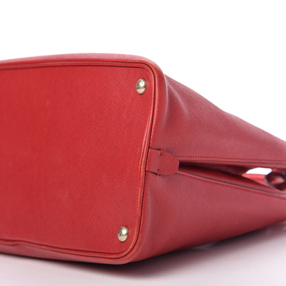 Prada Saffiano Cuir Open Promenade Tote Fuoco 7 of 10