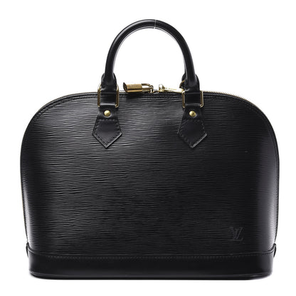 Louis Vuitton Epi Alma MM Black 1 of 12