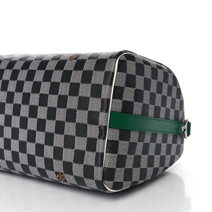 Louis Vuitton Damier Speedy Bandouliere 30 Black White 9 of 10
