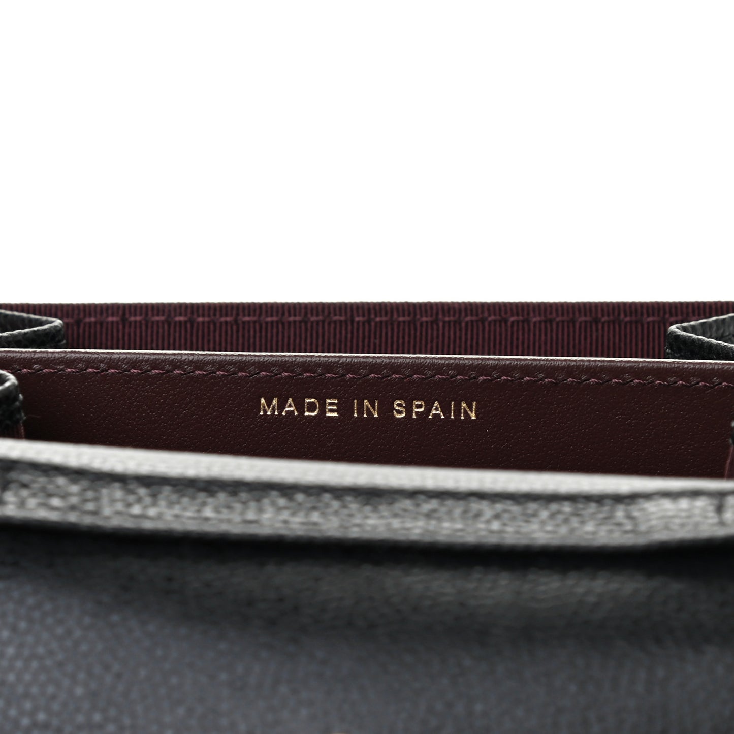 Caviar Quilted Flap Card Holder On Chain Black