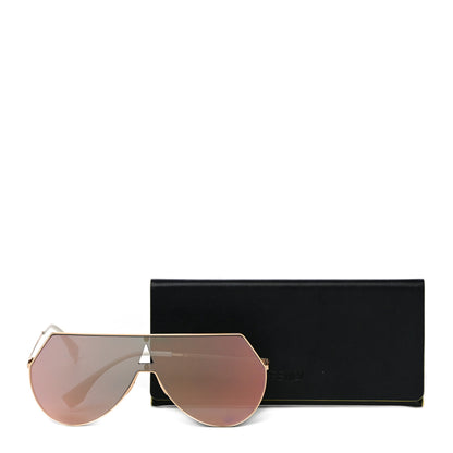 Fendi Metal Mirrored Eyeline Sunglasses FF 0193/S Matte Gold 7 of 7