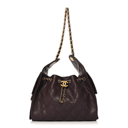 Chanel Caviar Quilted Small Chanel 25 Handbag Dark Brown 1 of 10