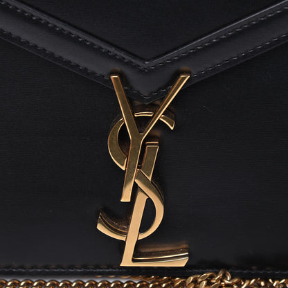 Saint Laurent Smooth Calfskin Monogram Cassandra Clasp Bag Black 15 of 15