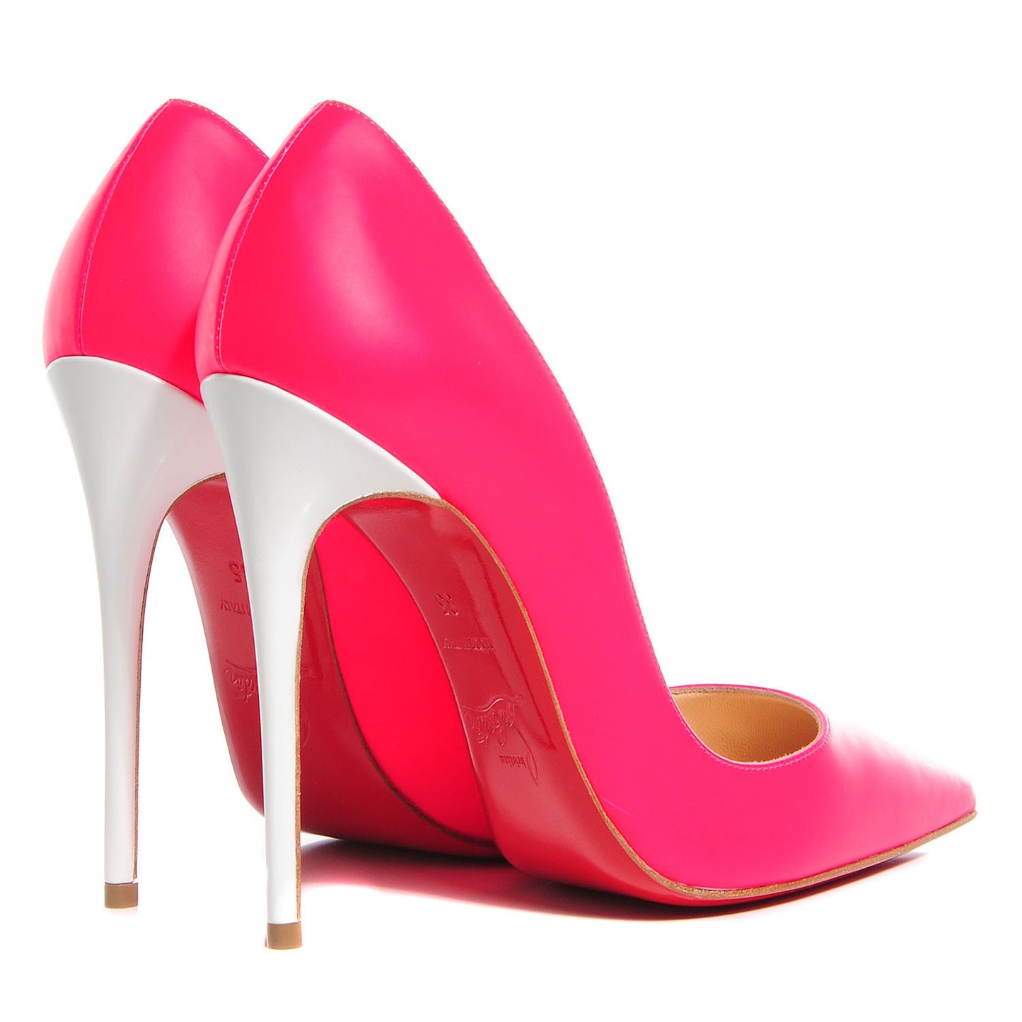 Matte Calfskin Jazz Calf Fluo So Kate 120 Pumps 35 Fuchsia White