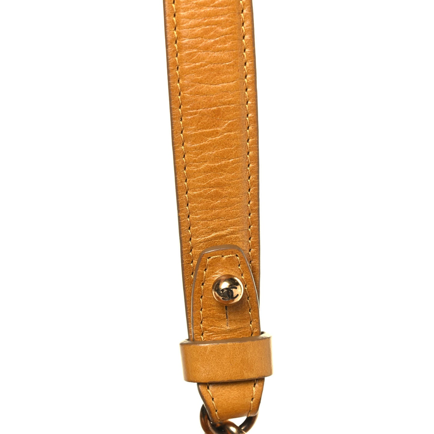 Glazed Calfskin Quilted Medium Perfect Edge Flap Yellow