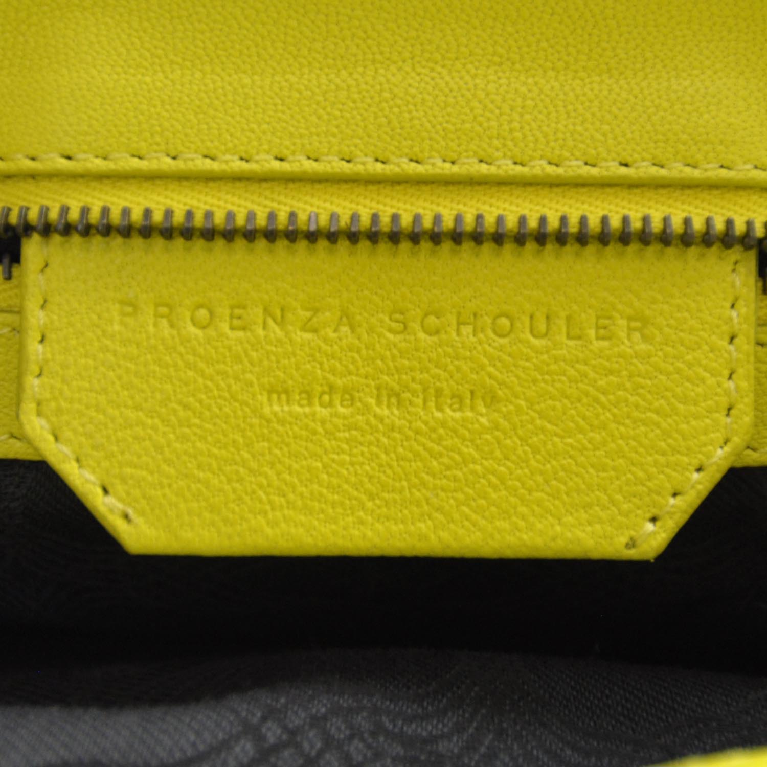 Proenza Schouler Leather PS1 Pochette Citron 5 of 8