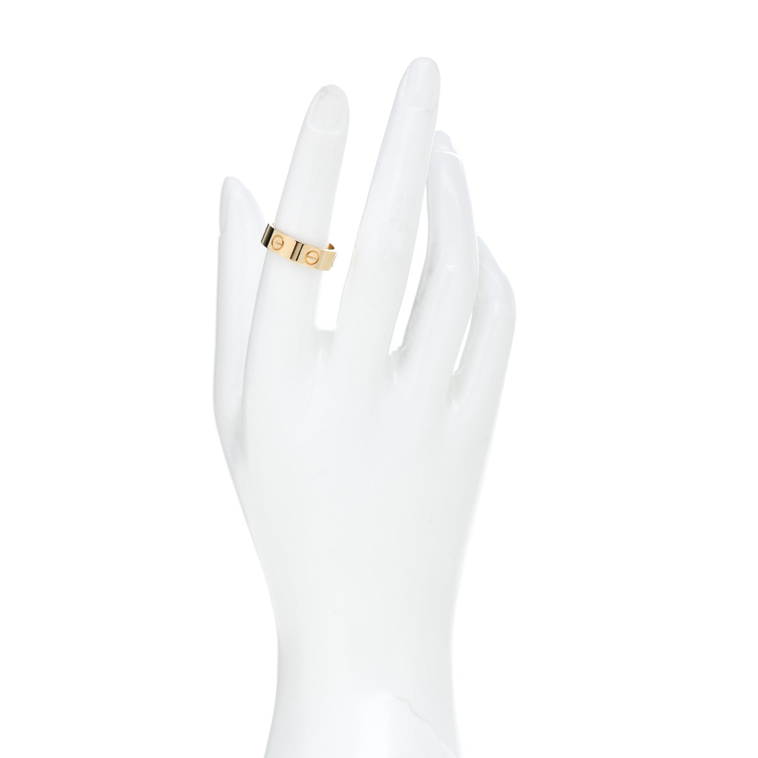 Cartier 18K Yellow Gold 5.5mm LOVE Ring 53 6.25 2 of 5