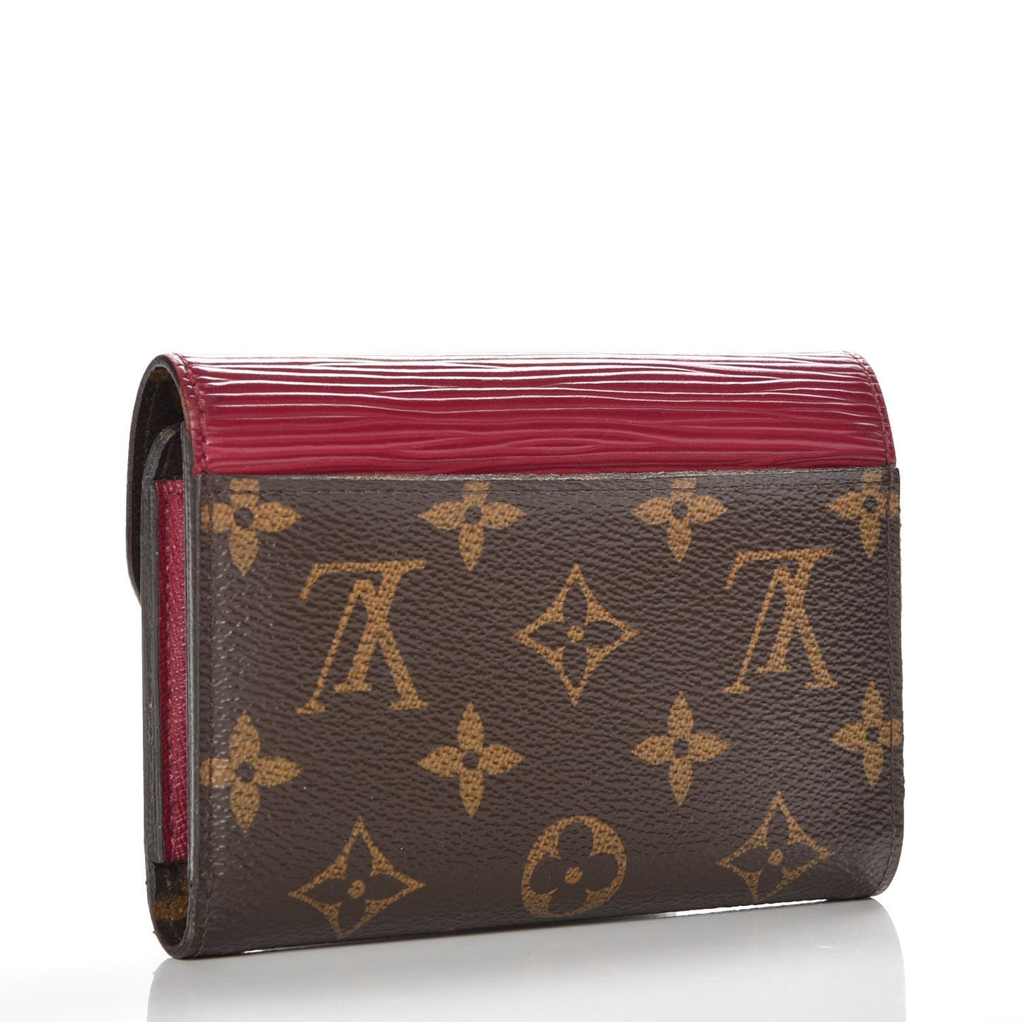 Epi Monogram Marie-Lou Compact Wallet Fuchsia