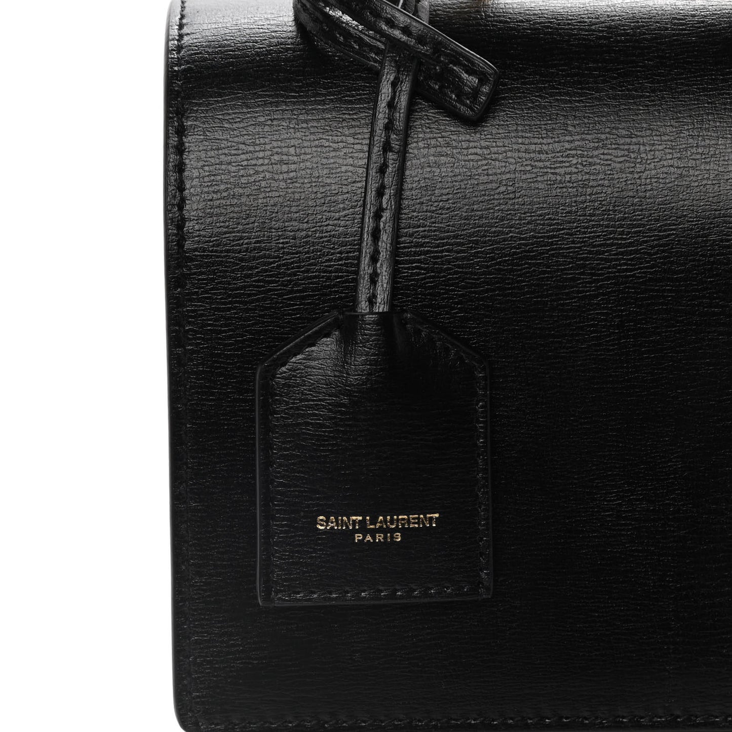 Smooth Calfskin Medium Monogram Sunset Satchel Black