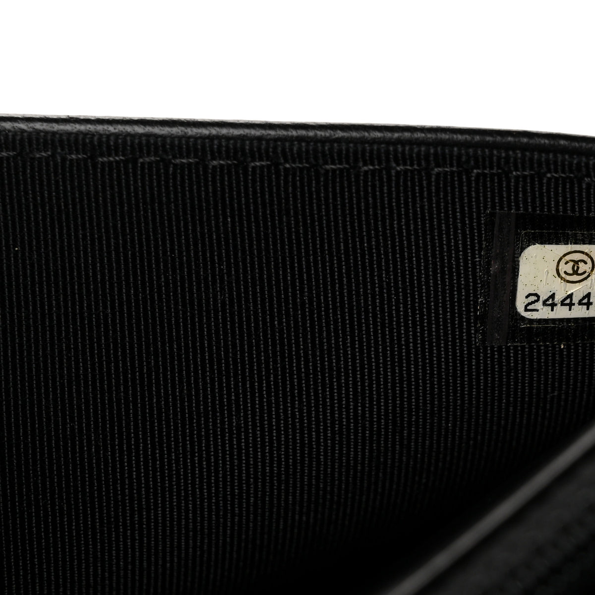 Lambskin Embellished Quilted Wallet On Chain WOC Black