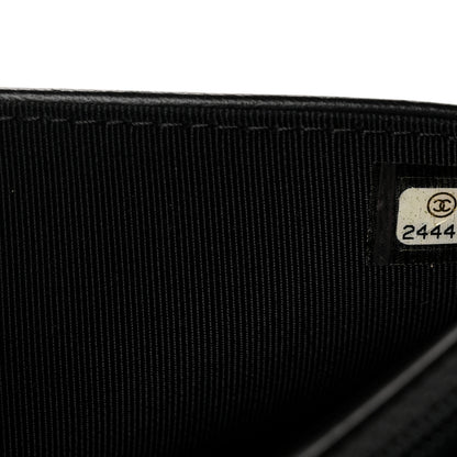 Chanel Lambskin Embellished Quilted Wallet On Chain WOC Black 7 of 10
