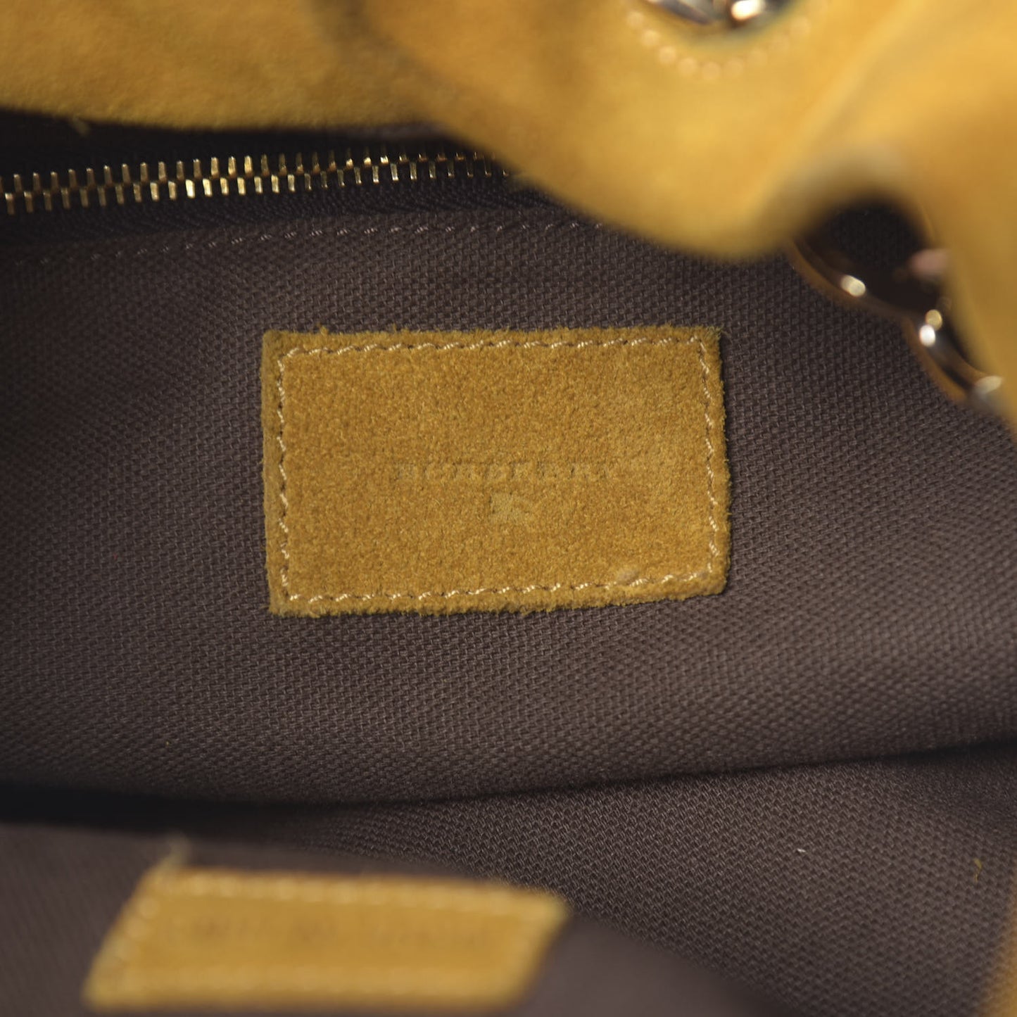 Suede Bucket Bag Yellow