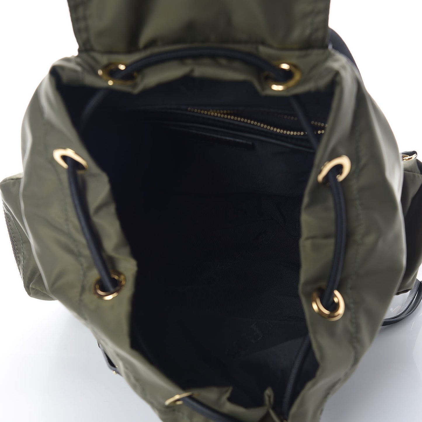 Nylon Medium Rucksack Backpack Green