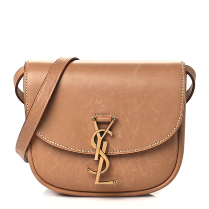 Saint Laurent Smooth Vintage Calfskin Small Kaia Satchel Brown Gold 1 of 14