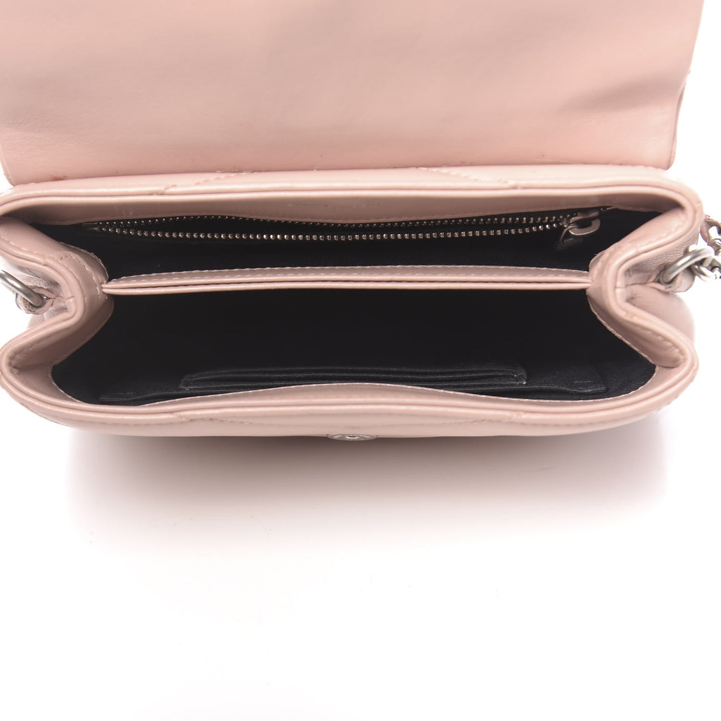 Calfskin Y Quilted Monogram Toy Loulou Crossbody Bag Tender Pink