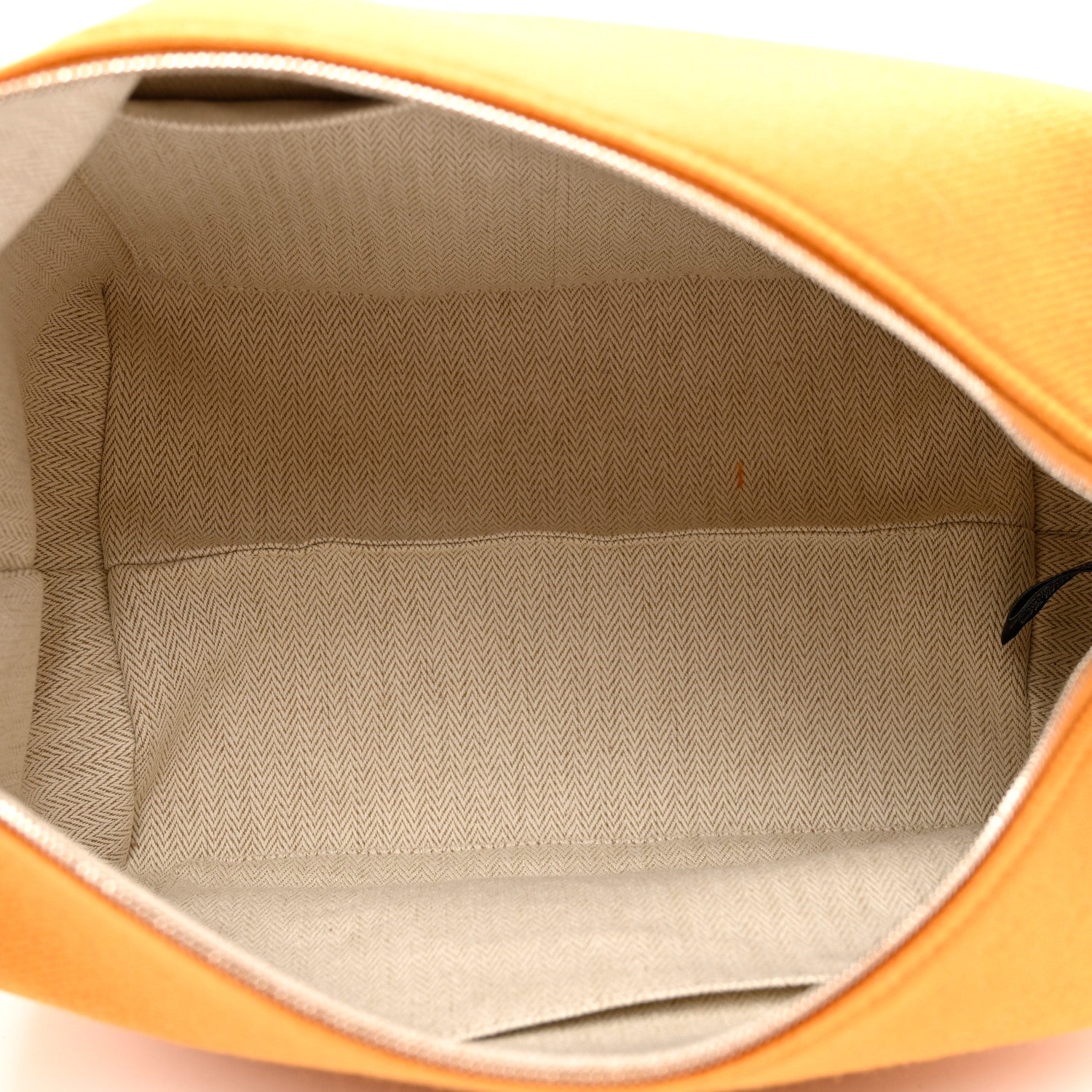 Hermes Canvas Large Bride-A-Brac Rocabar Pouch Ocre 4 of 5