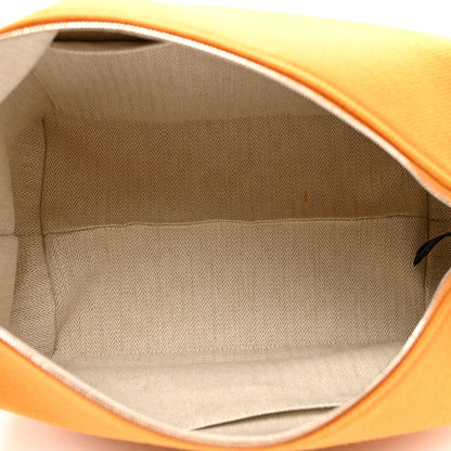 Hermes Canvas Large Bride-A-Brac Rocabar Pouch Ocre 4 of 5
