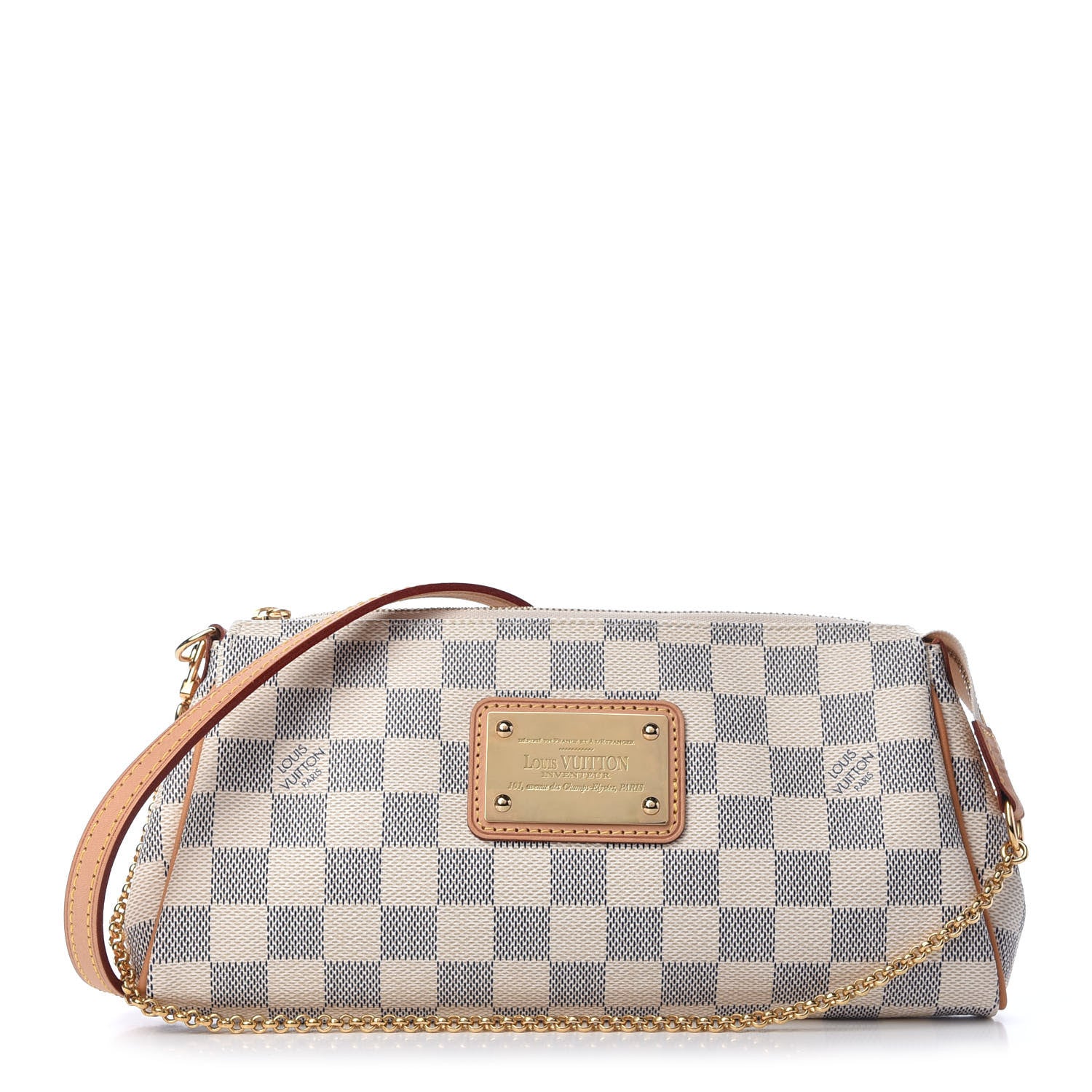 Louis Vuitton Damier Azur Eva Clutch 1 of 9