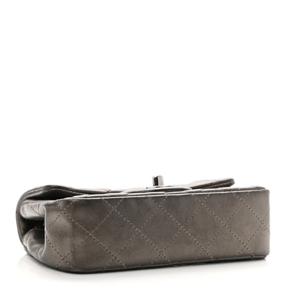 Chanel Lambskin Quilted Extra Mini Rectangular Flap Dark Charcoal 4 of 13