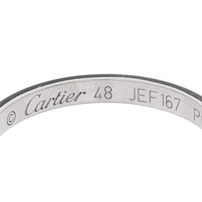 Cartier Platinum 2mm 1895 Wedding Band Ring 48 4.5 4 of 4