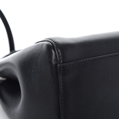 Fendi Nappa Karung Monster Eyes Mini Peekaboo Iconic Satchel Black Papavero 11 of 13