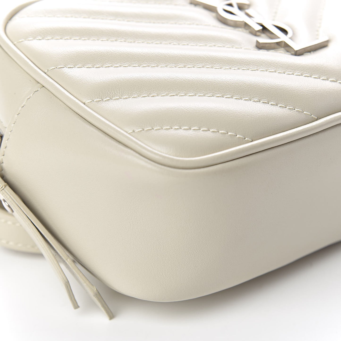 Calfskin Matelasse Monogram Lou Belt Bag Crema Soft