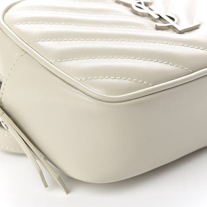 Saint Laurent Calfskin Matelasse Monogram Lou Belt Bag Crema Soft 8 of 9