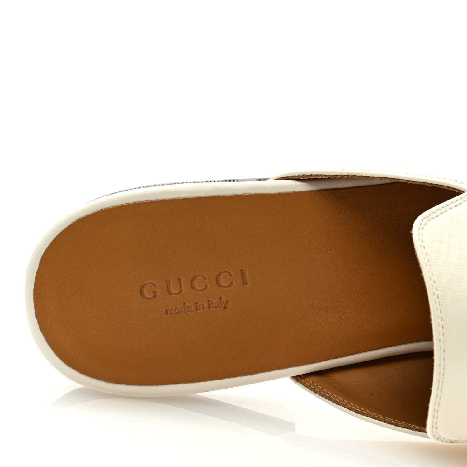 Gucci Malaga Kid Womens Princetown Slippers 40 Mystic White 7 of 8