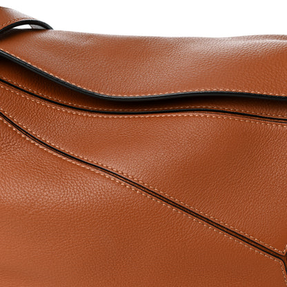 Loewe Grained Calfskin Small Puzzle Bag Tan 7 of 9
