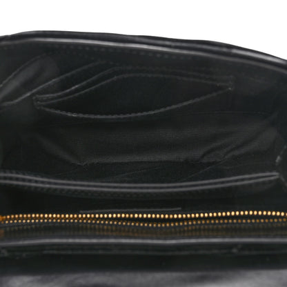 Saint Laurent Velvet Y Quilted Monogram Toy Loulou Chain Satchel French Black 5 of 10