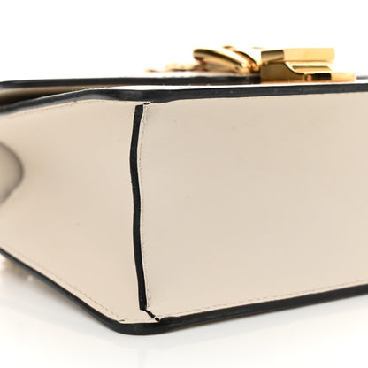 Gucci Calfskin Mini Sylvie Chain Shoulder Bag White 9 of 13
