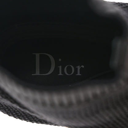 Christian Dior Technical Knit F. Two Point Zero High Top Sneakers 38 Black 6 of 7