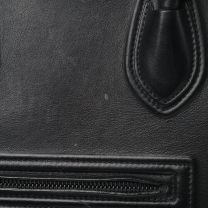 Celine Supple Calfskin Medium Phantom Luggage Black 7 of 12
