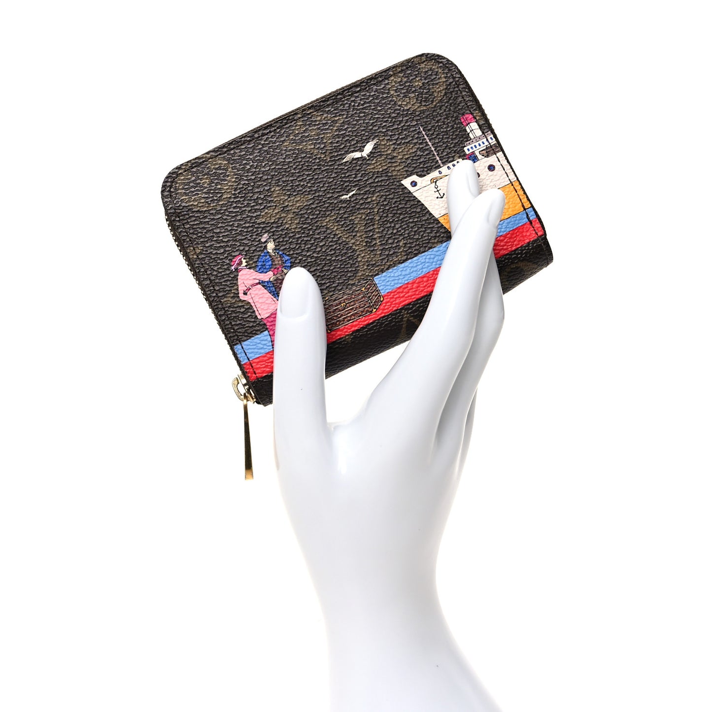 Monogram 2016 Christmas Animation Zippy Coin Purse