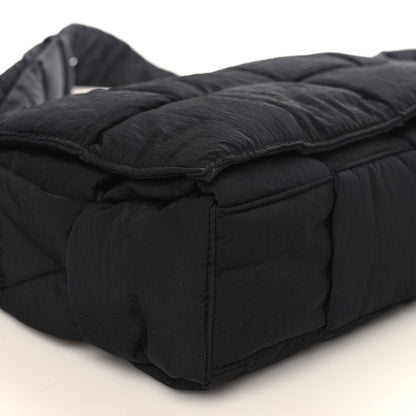 Bottega Veneta Nylon Intrecciato Padded Tech Cassette Bag Black 9 of 10