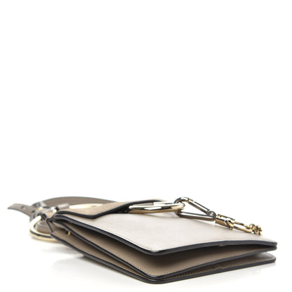 Chloe Suede Calfskin Mini Faye Bracelet Bag Motty Grey 4 of 9