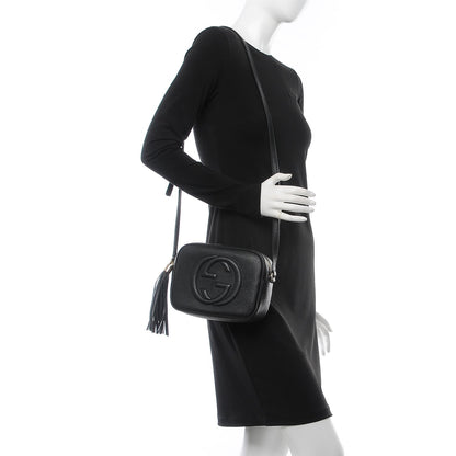 Gucci Pebbled Calfskin Small Soho Disco Bag Black 2 of 8