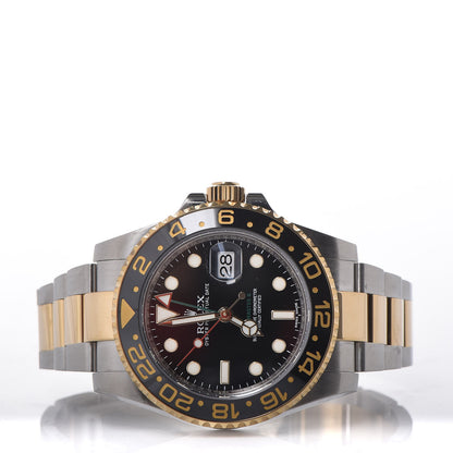 Rolex Stainless Steel 18K Yellow Gold 40mm GMT-Master II Oyster Perpetual Date Watch 116713LN 3 of 8