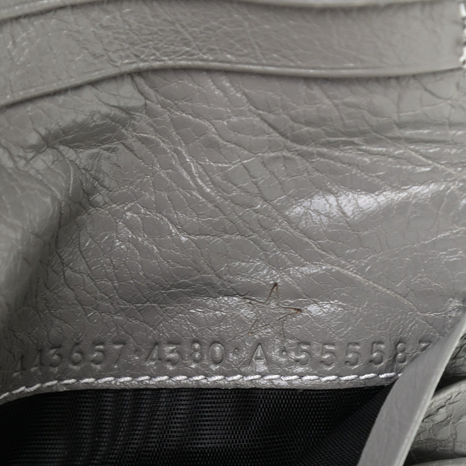 Balenciaga Veau Arena Multicolore Bazar Compact Zip Around Wallet Bleu Gris White Black 6 of 6