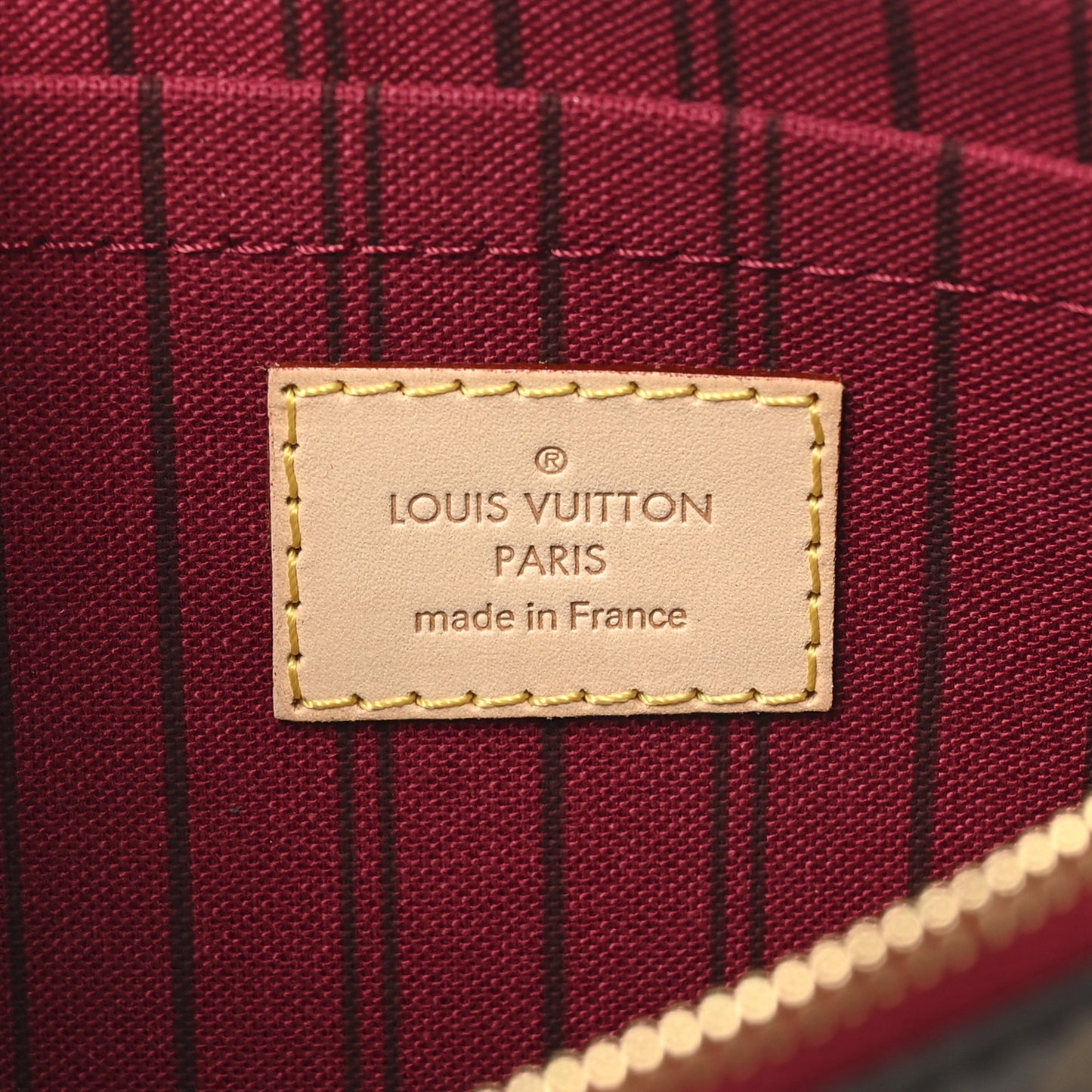 Monogram Neverfull MM GM Pochette Pivoine