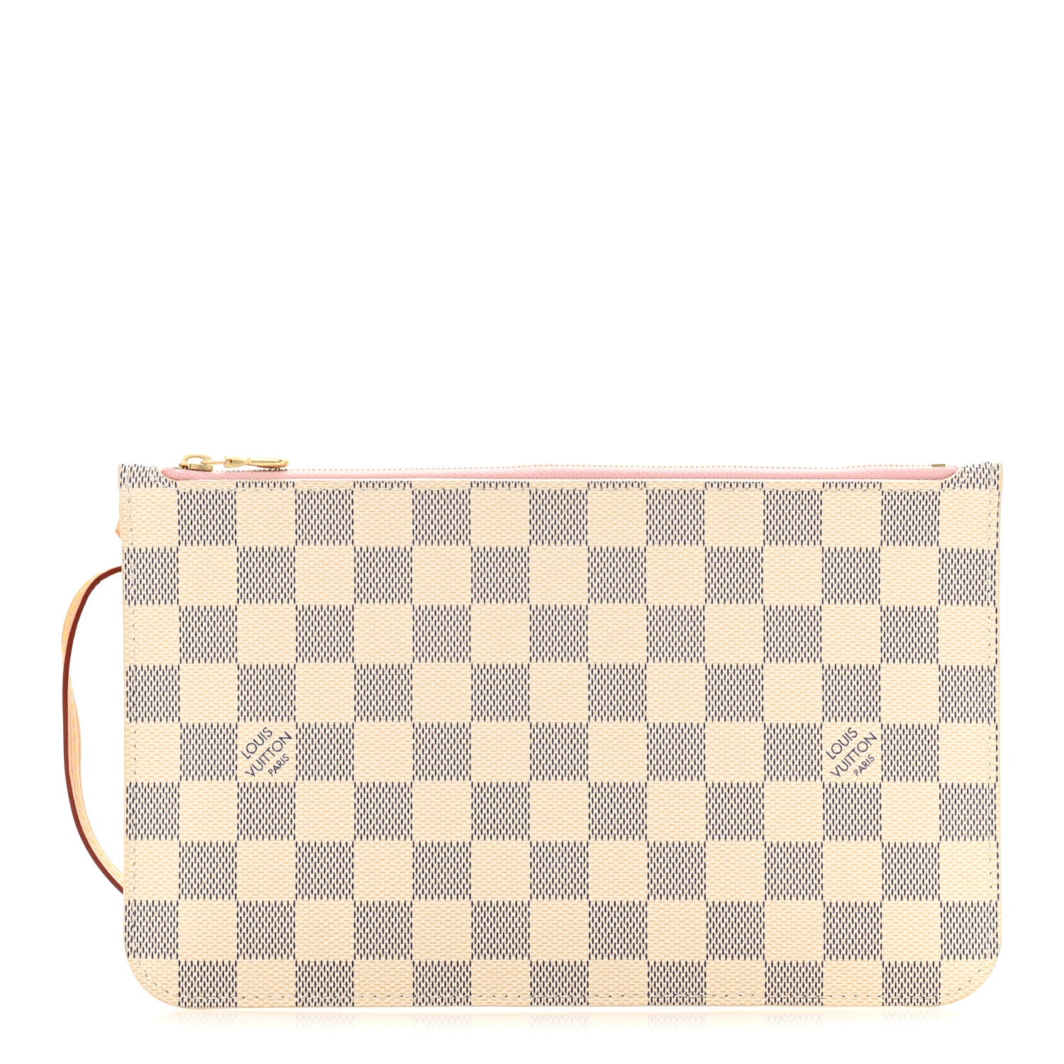 Louis Vuitton Damier Azur Neverfull MM GM Pochette Rose Ballerine 1 of 11